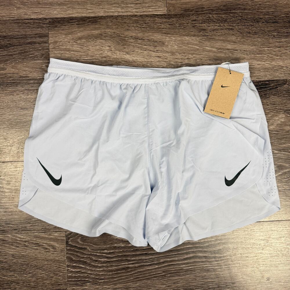 Nike Aeroswift ADV 4" Brief Lined Running Shorts Ghost Men’s Large FN3352-057